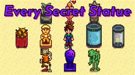 Golden Eggs and Golden Chickens are unlocked, with the first egg available either via Marnie's Ranch, Qi's Walnut Room, a random Golden Witch event, or from a Fishing Treasure Chest. . Statue of treasure stardew